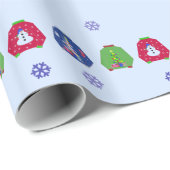 Papier Cadeau Les horribles pulls de Noël (Coin rond)