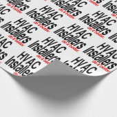 Papier Cadeau Les installateurs HVAC le font mieux (Coin)