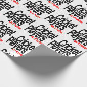 Papier Cadeau Les joueurs de cricket le font mieux (Coin)