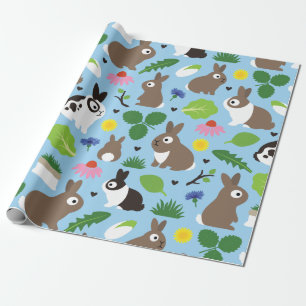 Papier Cadeau Les lapins Et Leurs Traitements