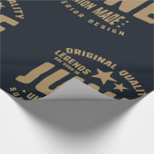 Papier Cadeau Les légendes sont nées en juin Qualité originale