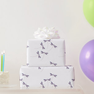 Papier Cadeau Les libellules dans le papier d'emballage en vol