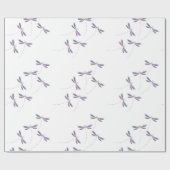 Papier Cadeau Les libellules dans le papier d'emballage en vol (Plat)