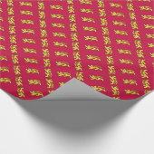 Papier Cadeau Les Lions d'Angleterre (Coin)