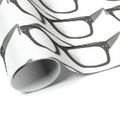 Papier Cadeau Les lunettes des yeux (Coin rond)