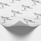 Papier Cadeau Les Manicuristes Le Font Avec Finesse (Coin)