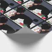 Papier Cadeau Les masses de Noël de caniches (Coin)