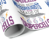 Papier Cadeau Les Meilleurs Météorologues Sont Faits De Supercel (Coin rond)