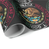 Papier Cadeau Les Mexicains de MAGA ne vont nulle part (Coin rond)