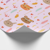 Papier Cadeau Les mignons animaux (Coin)