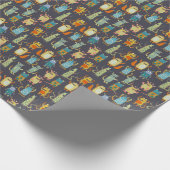 Papier Cadeau Les mignons monstres (Coin)