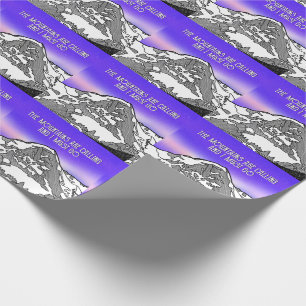 Papier Cadeau Les montagnes appellent et je dois y aller