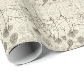 Papier Cadeau Les neurones 8 de Cajal (Coin rond)