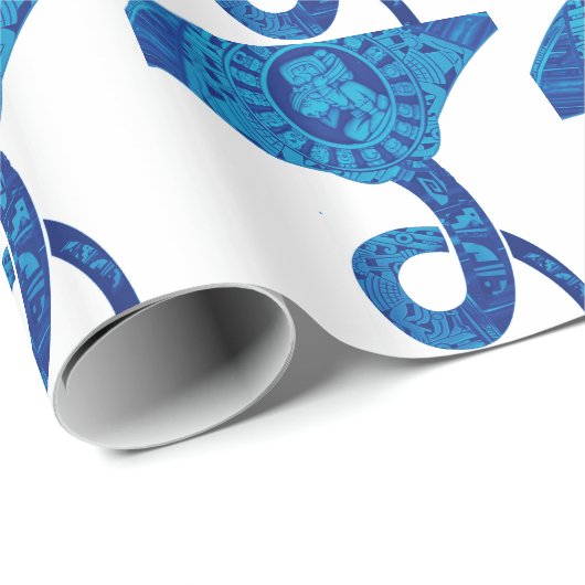 Papier Cadeau Les océans connus (Coin rond)