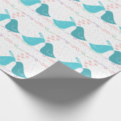 Papier Cadeau Les oiseaux en amour (Coin)