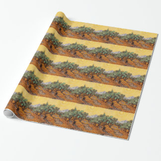 Papier Cadeau Les oliviers de Vincent Van Gogh (Olives trees)