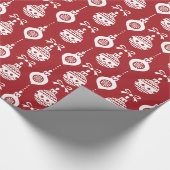 Papier Cadeau Les ornements de Noël (Coin)