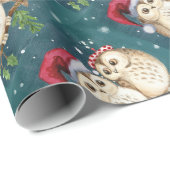 Papier Cadeau Les Owls (Coin rond)