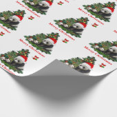 Papier Cadeau Les pandas de Noël  (Coin)