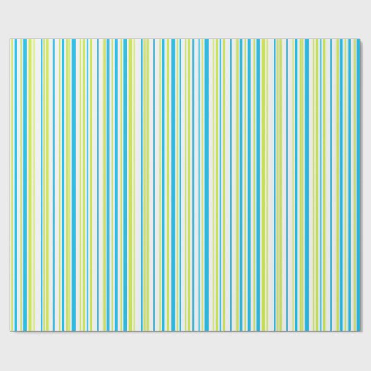 Papier Cadeau Les Patterns de Stripes (Plat)