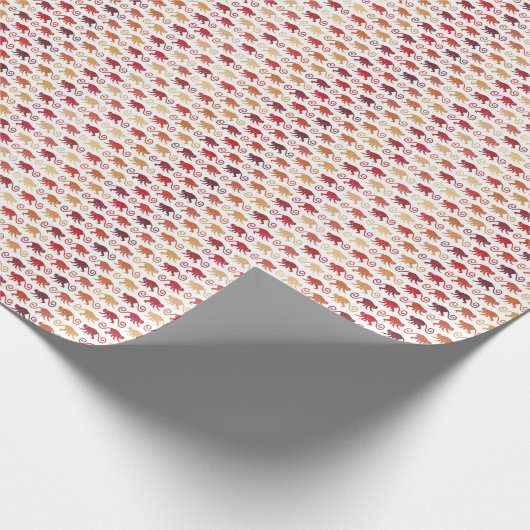 Papier Cadeau Les Patters de Red Monkey (Coin)