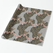 Papier Cadeau Les paysans et les rubans roses (Déroulé)