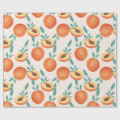 Papier Cadeau Les pêches (Plat)
