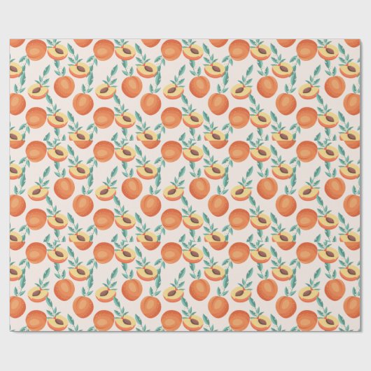 Papier Cadeau Les pêches (Plat)