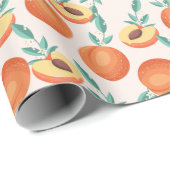 Papier Cadeau Les pêches (Coin rond)