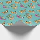 Papier Cadeau Les Pierrafeu | Fred & Pebbles Flintstone (Coin)