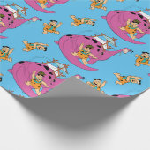 Papier Cadeau Les Pierrafeu | Fred Sliding Down Tail (Coin)