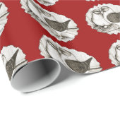 Papier Cadeau Les pigeons de Modène Gazzi (Coin rond)