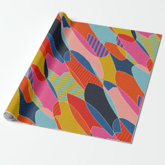 Papier Cadeau Les planches de surf colorées