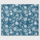 Papier Cadeau Les plus beaux flocons de neige Choisissez n'impor (Plat)