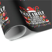 Papier Cadeau Les Plus Susceptibles De Boire Des Marshmallows Ch (Coin rond)