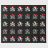 Papier Cadeau Les Plus Susceptibles De Boire Père Noël Lait Noë (Plat)