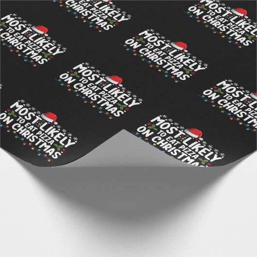 Papier Cadeau Les Plus Susceptibles De Manger De La Pizza Pendan (Coin)