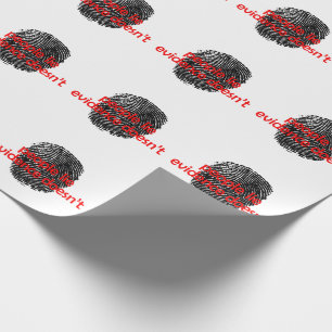 Papier Cadeau Les preuves ne mentent pas