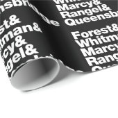 Papier Cadeau Les projets (Coin rond)