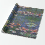 Papier Cadeau Les puits de Claude Monet 1916<br><div class="desc">Claude Monet Water Lilies 1916 Fine Art Wrapping Paper</div>