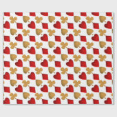 Papier Cadeau Les quatre couleurs (Plat)