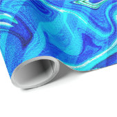 Papier Cadeau Les rayons de la mer...... (Coin rond)