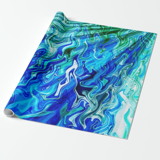 Papier Cadeau Les rayons de la mer...... (Déroulé)