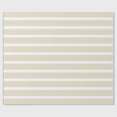 Papier Cadeau Les rayures neutres de Navajo (Plat)