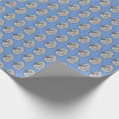 Papier Cadeau Les reins, bleus, (Coin)