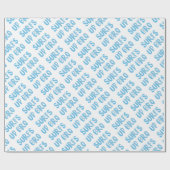 Papier Cadeau Les ressacs lèvent Bro (Plat)