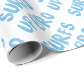 Papier Cadeau Les ressacs lèvent Bro (Coin rond)
