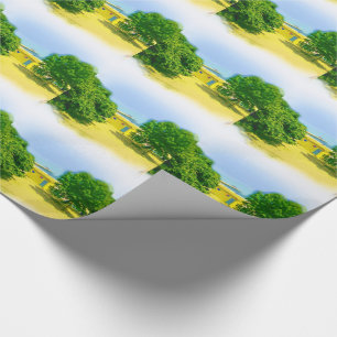 Papier Cadeau Les rives du lac de la plage de Chicago