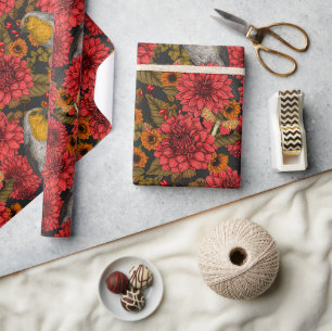 Papier Cadeau Les Robins de l'auccle garden