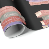 Papier Cadeau Les romans de Jane Austen V (Coin rond)